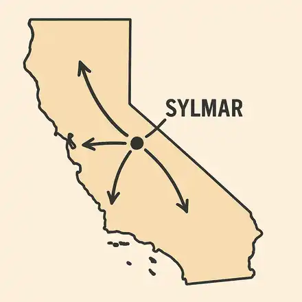 Map Sylmar Movers
